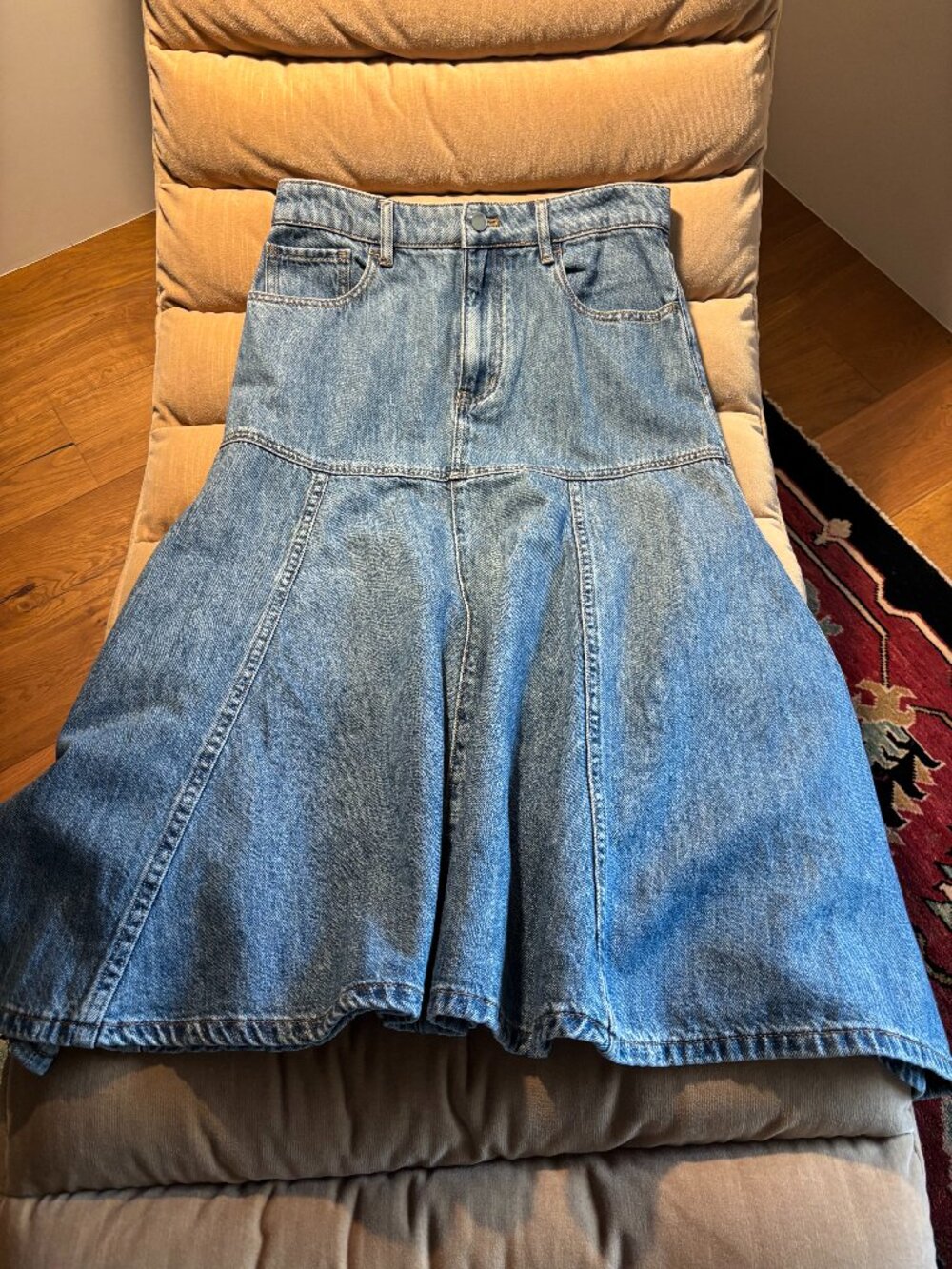 Anthropologie Denim Skirt